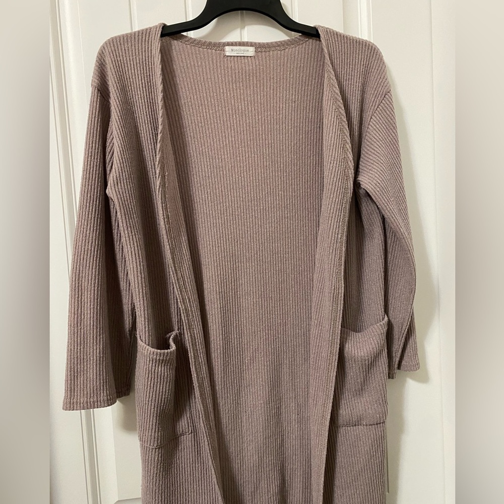 Long Knit Cardigan